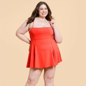NWT Blogilates everything active dress in spicy orange 2x